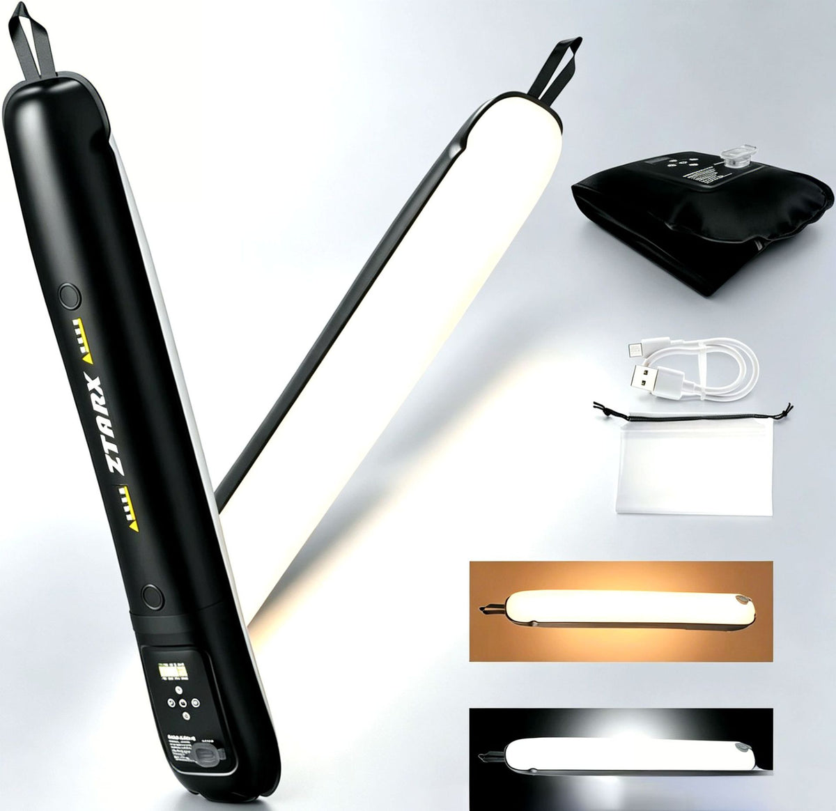 Lampe gonflable pliable pour camping et éclairage d’urgence