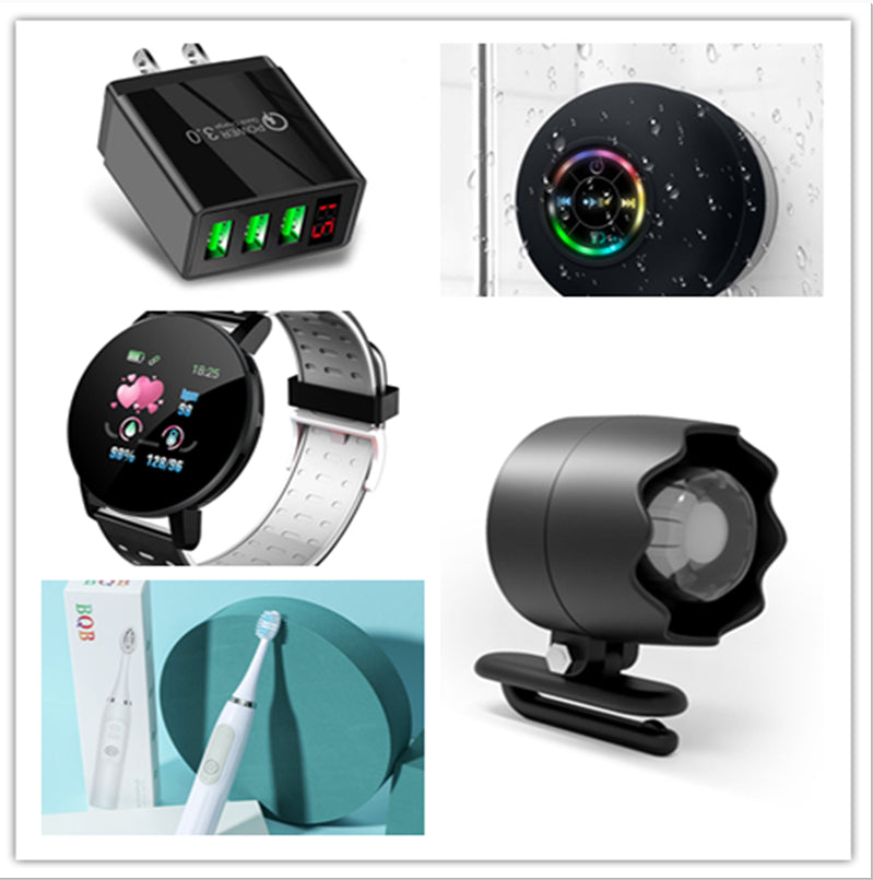 Diffuseur Bluetooth étanche avec éclairage LED et aspiration