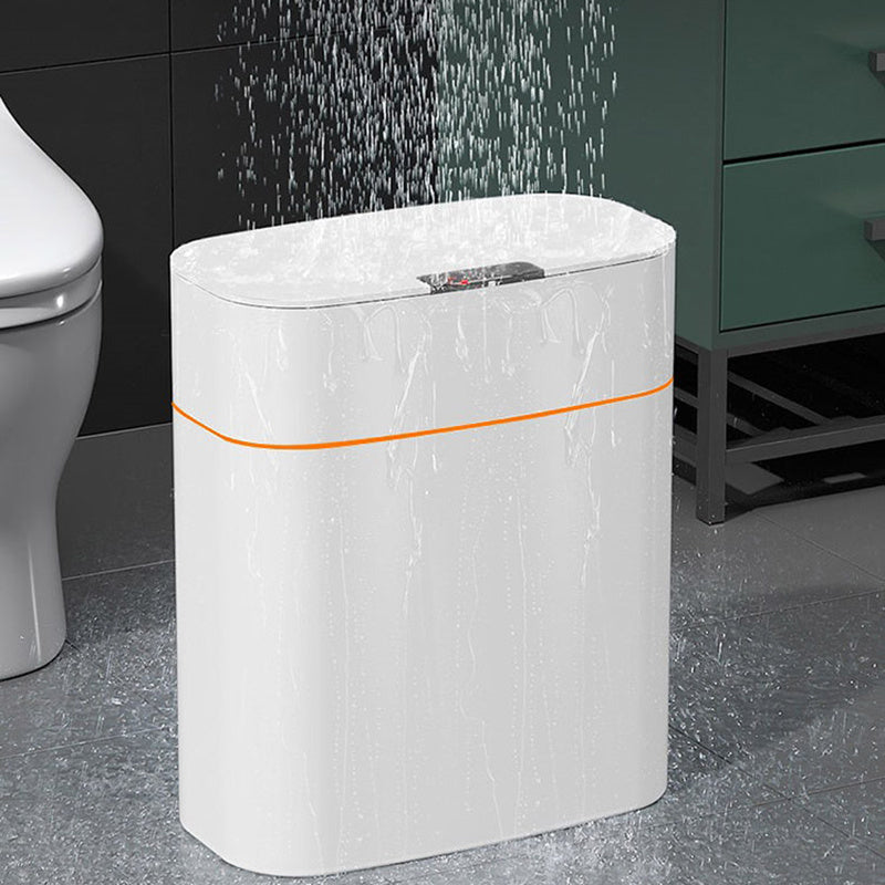 Poubelle intelligente avec couvercle pour chambre, salon et cuisine – Boîte de stockage compacte et automatique