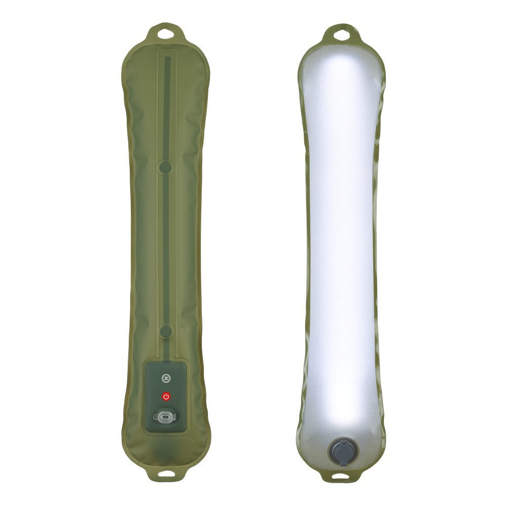 Lampe gonflable et pliable pour camping à fixation magnétique