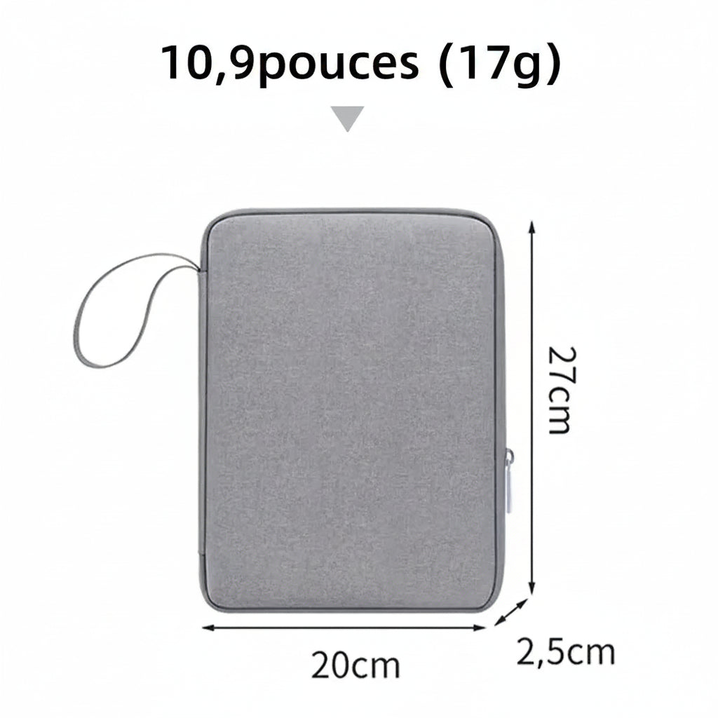 Housse de transport pour tablette — 9 à 13 pouces — Compatible avec iPad & Galaxy Tab