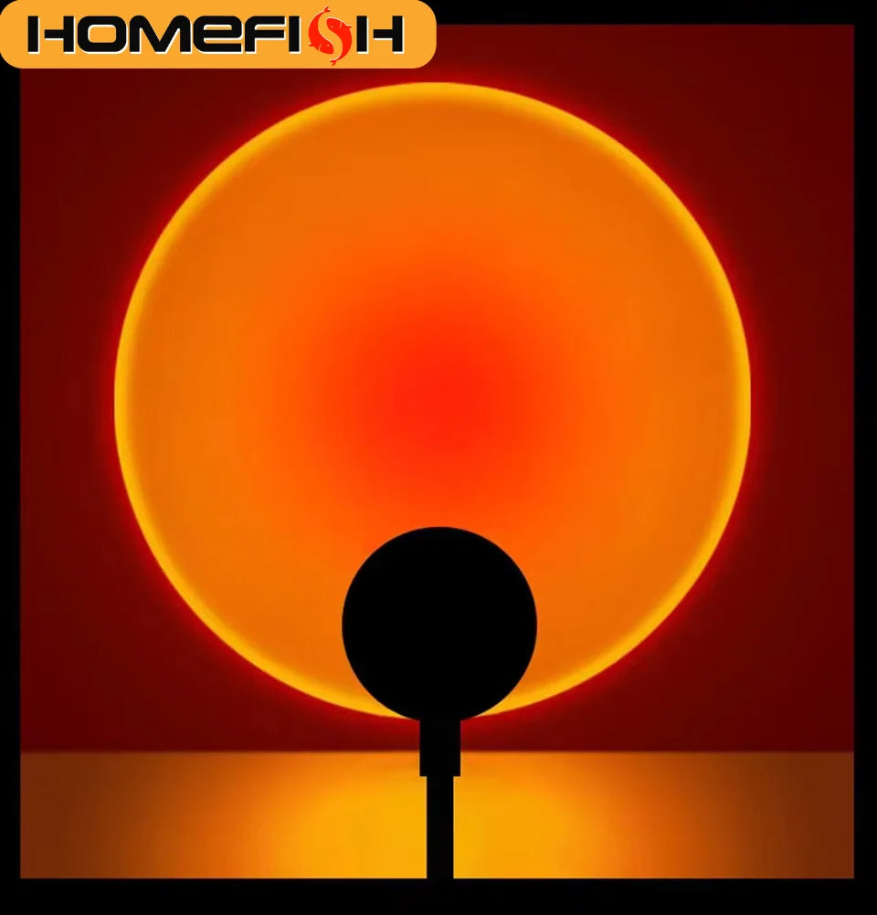 Lampe LED Veilleuse USB Ambiance Coucher de Soleil