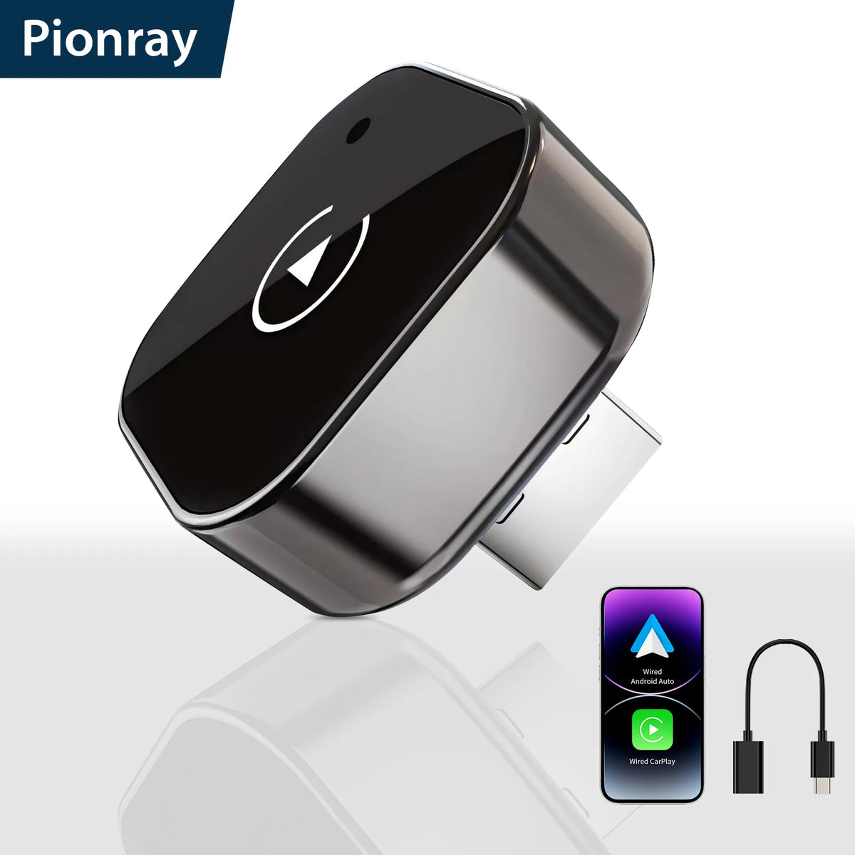 Adaptateur CarPlay & Android Auto Sans Fil — Plug & Play