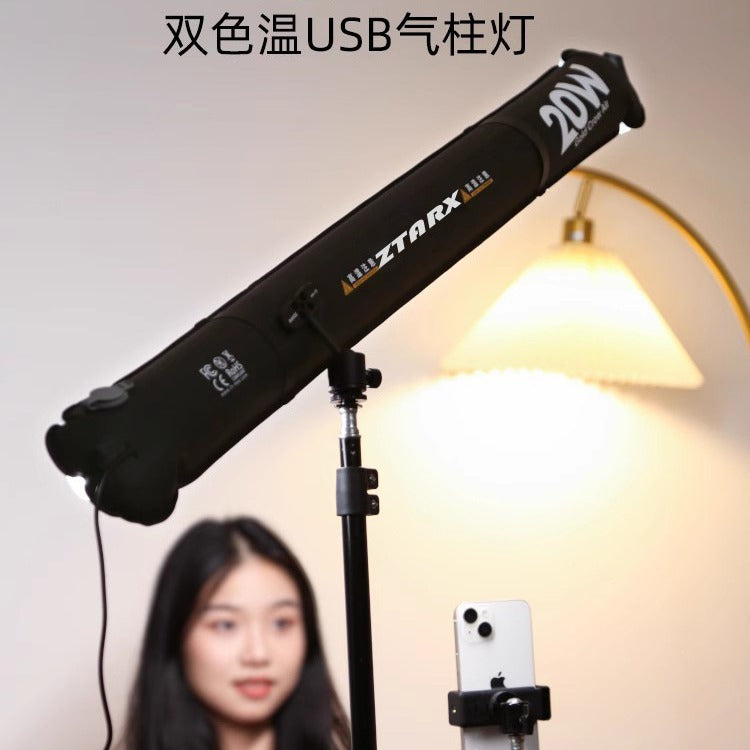 Lampe gonflable pliable pour camping et éclairage d’urgence