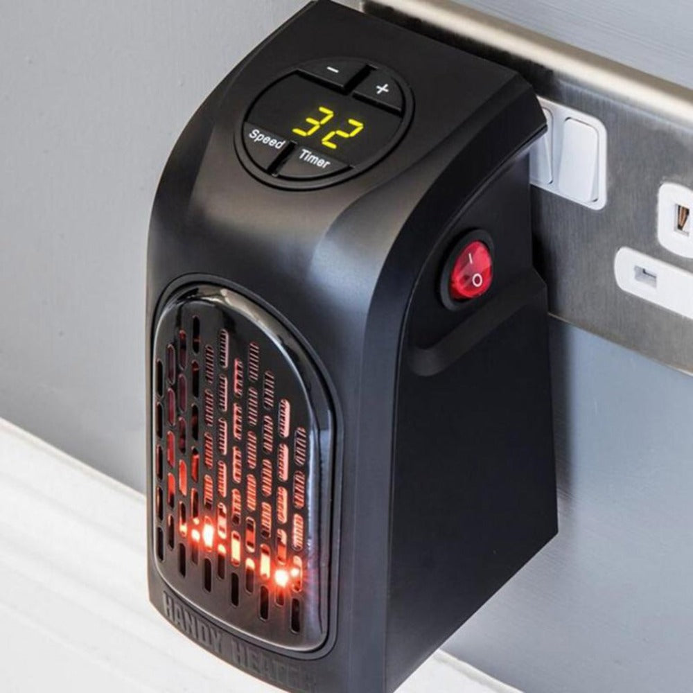 Ventilateur-chauffage mural électrique à céramique PTC – Chauffage d’air pour intérieur, bureau ou camping