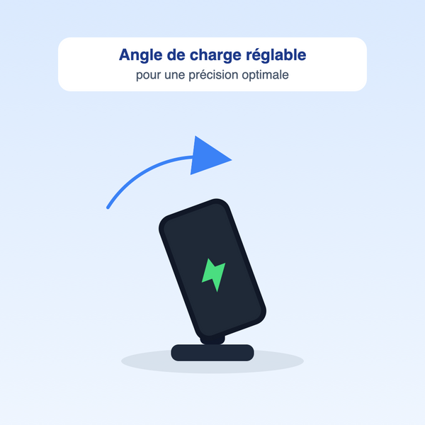 Angle de charge reglable pour precision optimale